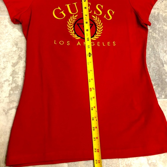 ♦️1 Left♦️Guess Los Angeles Women’s Embroidered T / Measurements are in Pics - Picture 9 of 12